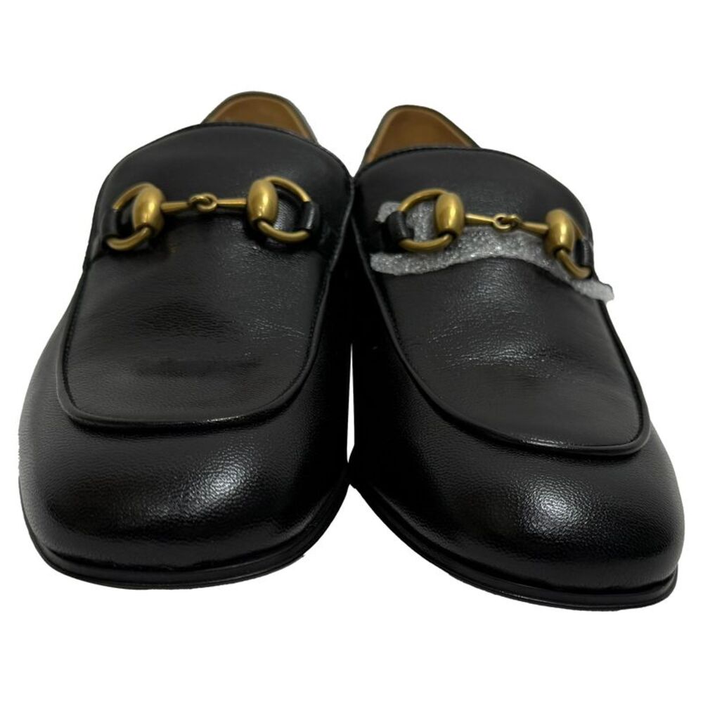 Gucci Horsebit Slip On Loafers in Black Leather - Picture 2 of 8